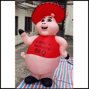 Giant-promotion-inflatable-pig-cartoon-for-BBQ